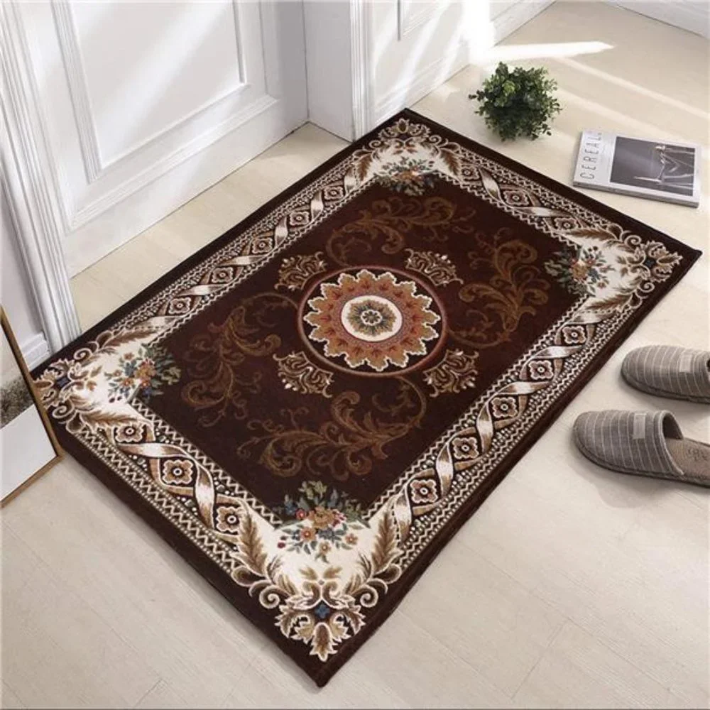 Indoor Doormat, 24”x 36” Super Absorbent Low Profile Mats (Brown)